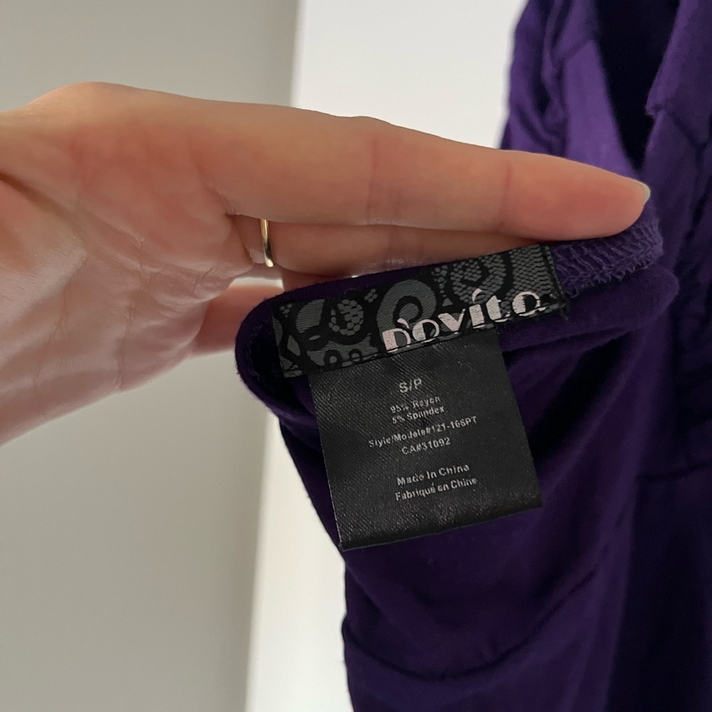 Purple Ruffled Halter y2k Top - Picture 5 of 6